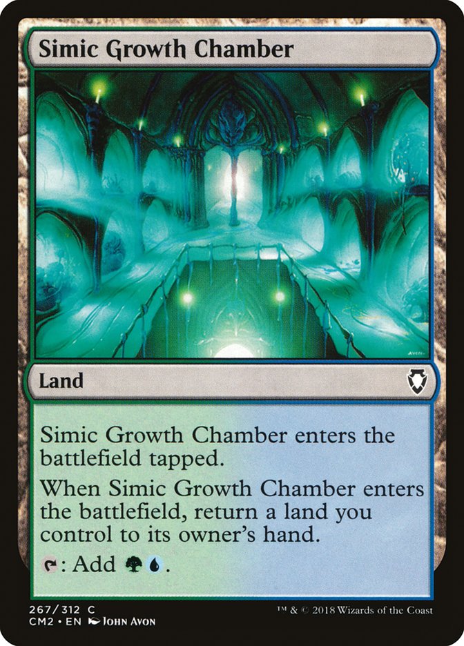 Simic Growth Chamber [Commander Anthology Volume II] | PLUS EV GAMES 