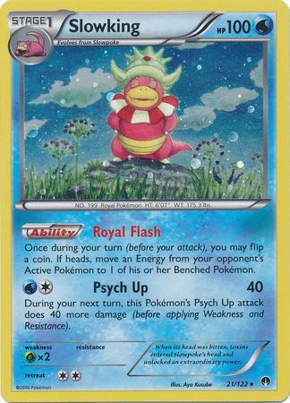 Slowking (21/122) (Cosmos Holo) [XY: BREAKpoint] | PLUS EV GAMES 