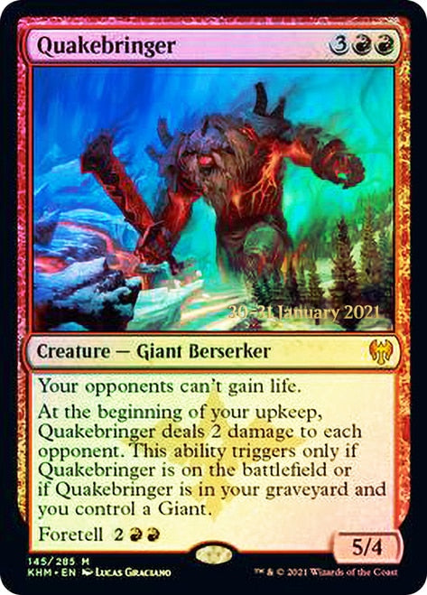 Quakebringer  [Kaldheim Prerelease Promos] | PLUS EV GAMES 