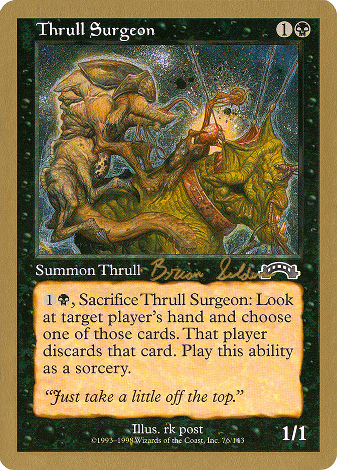 Thrull Surgeon (Brian Selden) [World Championship Decks 1998] | PLUS EV GAMES 