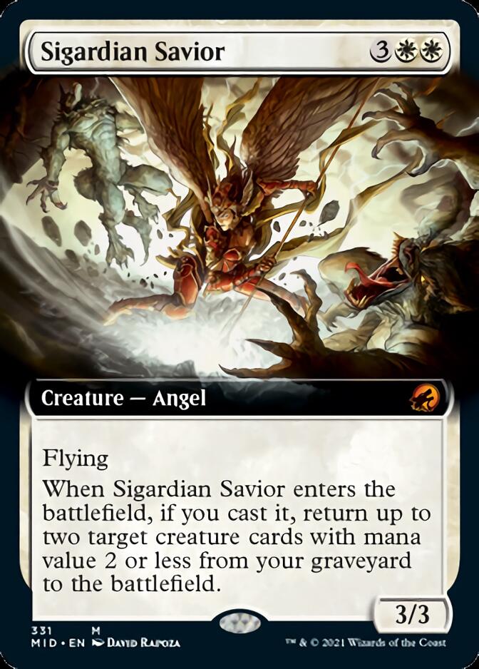 Sigardian Savior (Extended) [Innistrad: Midnight Hunt] | PLUS EV GAMES 