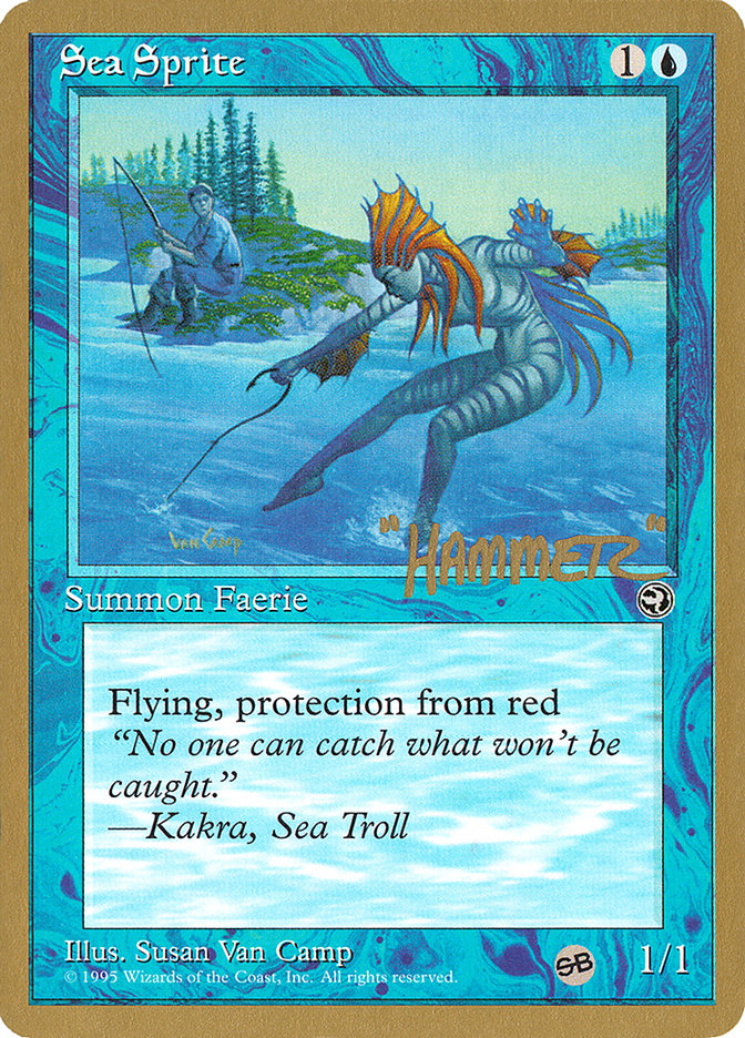 Sea Sprite (Shawn "Hammer" Regnier) (SB) [Pro Tour Collector Set] | PLUS EV GAMES 