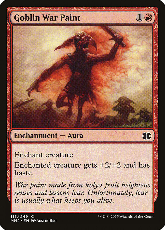 Goblin War Paint [Modern Masters 2015] | PLUS EV GAMES 