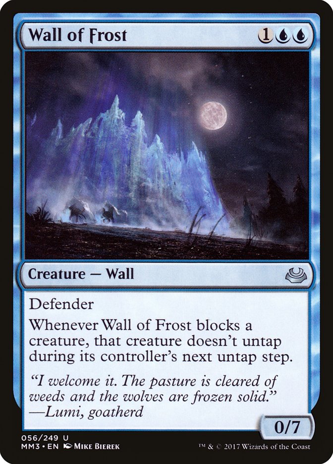 Wall of Frost [Modern Masters 2017] | PLUS EV GAMES 