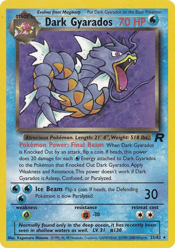 Dark Gyarados (25/82) [Team Rocket]