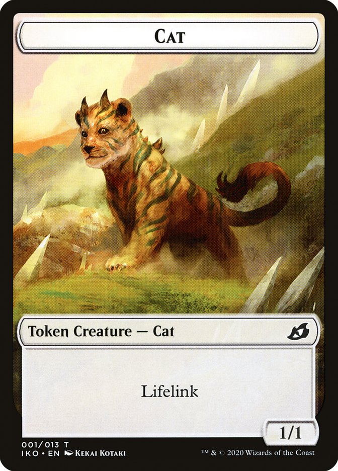 Cat [Ikoria: Lair of Behemoths Tokens] | PLUS EV GAMES 