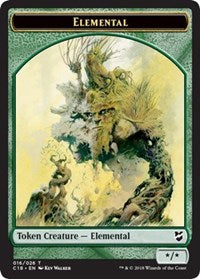 Elemental // Thopter (026) Double-sided Token [Commander 2018 Tokens] | PLUS EV GAMES 