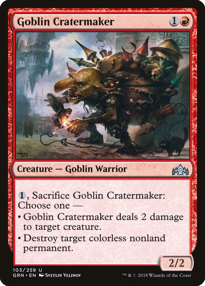 Goblin Cratermaker [Guilds of Ravnica] | PLUS EV GAMES 