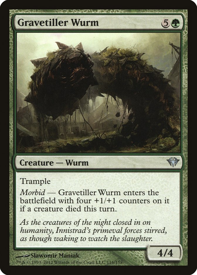 Gravetiller Wurm [Dark Ascension] | PLUS EV GAMES 