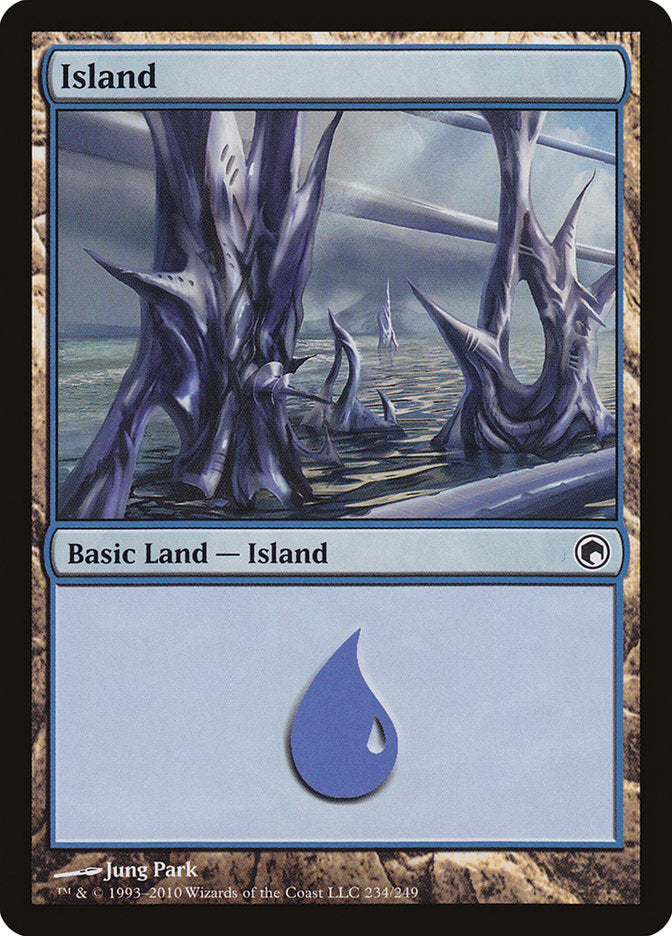 Island (234) [Scars of Mirrodin] | PLUS EV GAMES 