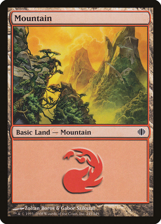 Mountain (245) [Shards of Alara] | PLUS EV GAMES 