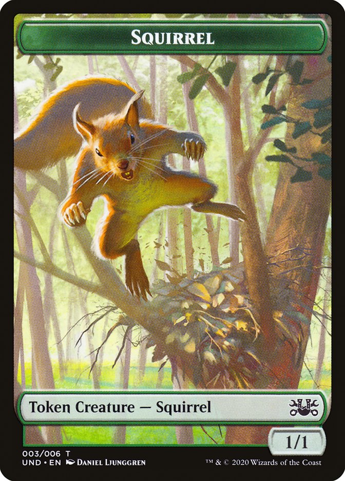 Beeble // Squirrel Double-sided Token [Unsanctioned Tokens] | PLUS EV GAMES 