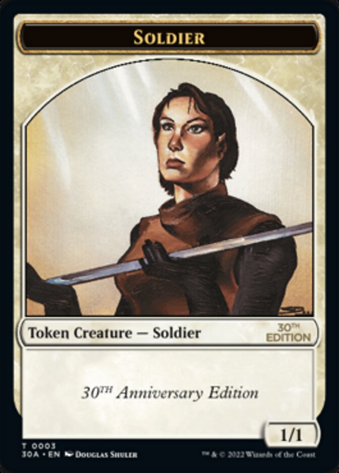 Soldier Token [30th Anniversary Tokens] | PLUS EV GAMES 