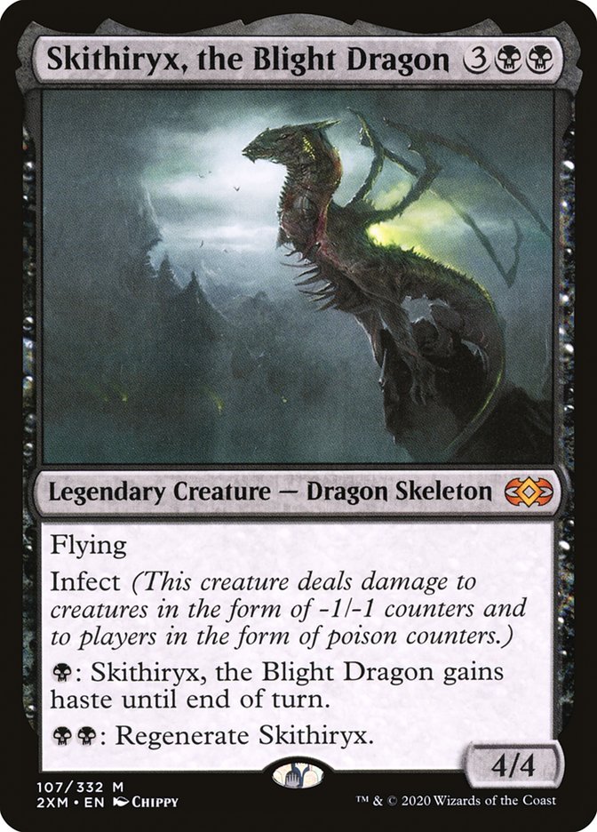 Skithiryx, the Blight Dragon [Double Masters] | PLUS EV GAMES 