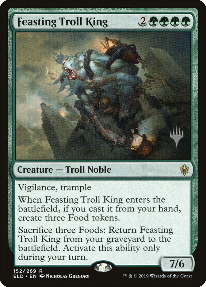 Feasting Troll King (Promo Pack) [Throne of Eldraine Promos] | PLUS EV GAMES 