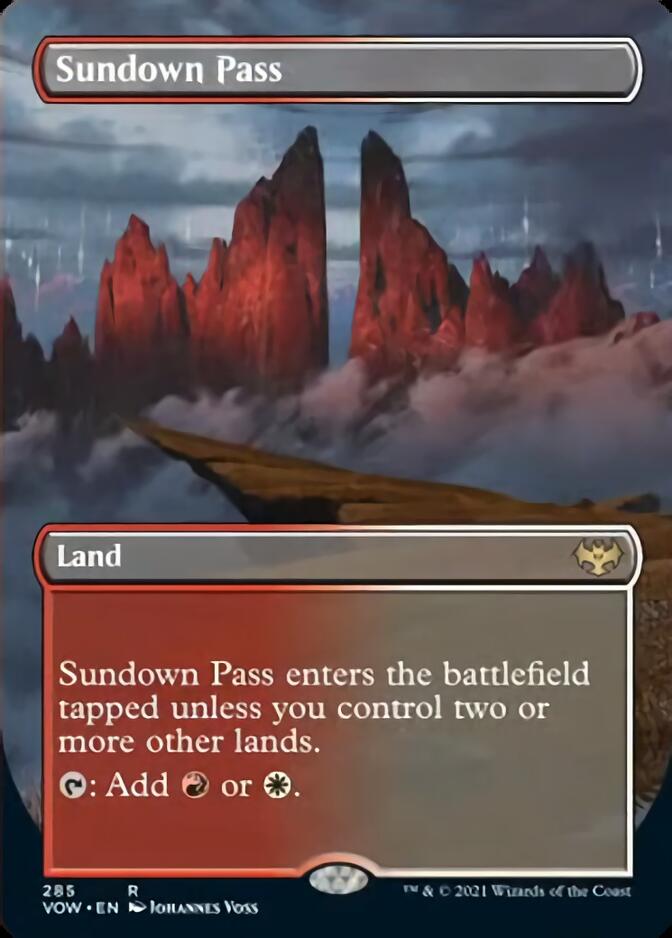 Sundown Pass (Borderless) [Innistrad: Crimson Vow] | PLUS EV GAMES 