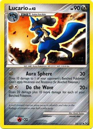 Lucario (53/127) (Prerelease Promo) [Diamond & Pearl: Black Star Promos] | PLUS EV GAMES 