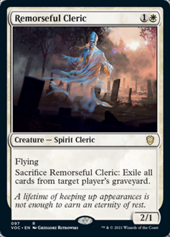 Remorseful Cleric [Innistrad: Crimson Vow Commander] | PLUS EV GAMES 