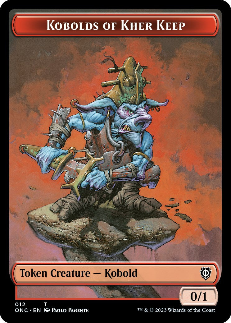 Kobolds of Kher Keep // Dragon Double-Sided Token [Phyrexia: All Will Be One Commander Tokens] | PLUS EV GAMES 