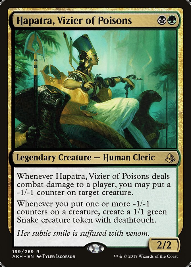 Hapatra, Vizier of Poisons [Amonkhet] | PLUS EV GAMES 