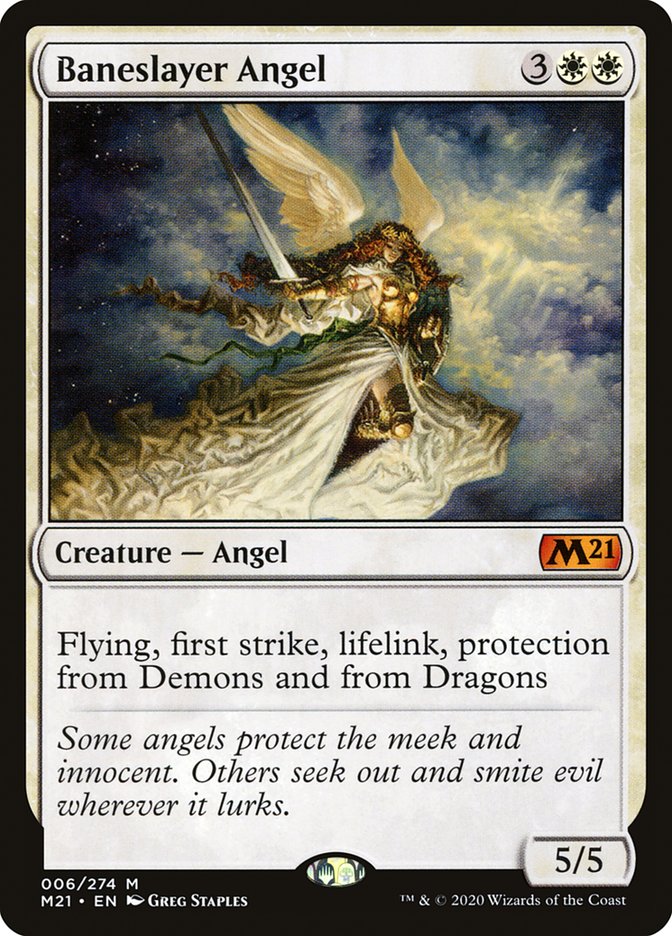 Baneslayer Angel [Core Set 2021] | PLUS EV GAMES 