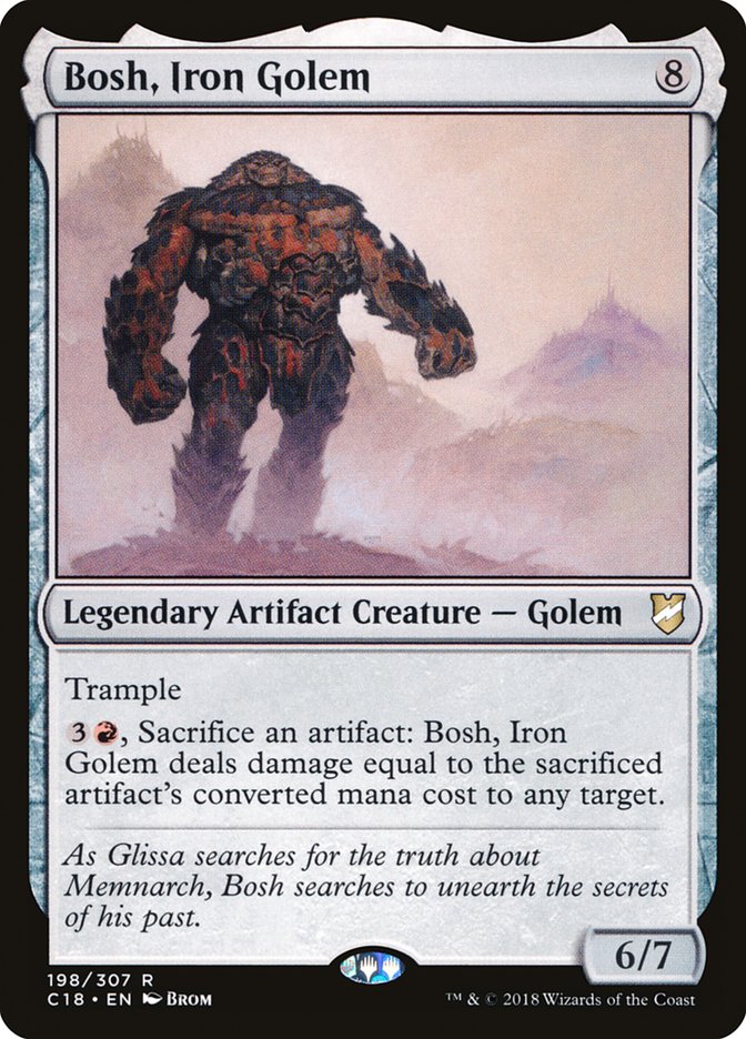 Bosh, Iron Golem [Commander 2018] | PLUS EV GAMES 