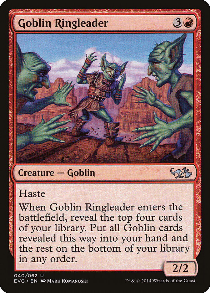Goblin Ringleader (Elves vs. Goblins) [Duel Decks Anthology] | PLUS EV GAMES 