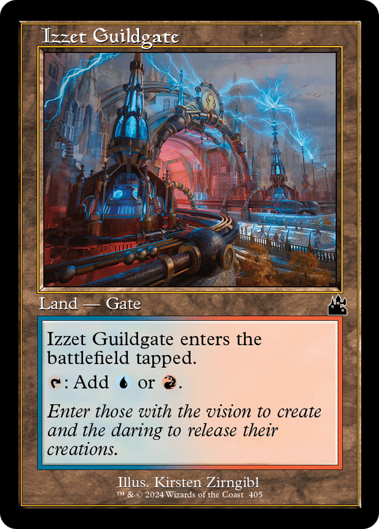 Izzet Guildgate (Retro Frame) [Ravnica Remastered] | PLUS EV GAMES 