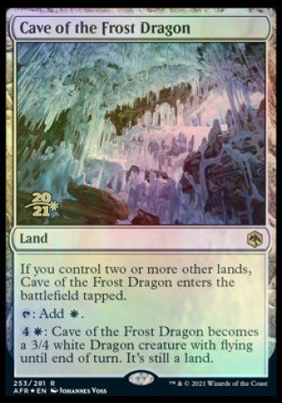 Cave of the Frost Dragon [Dungeons & Dragons: Adventures in the Forgotten Realms Prerelease Promos] | PLUS EV GAMES 