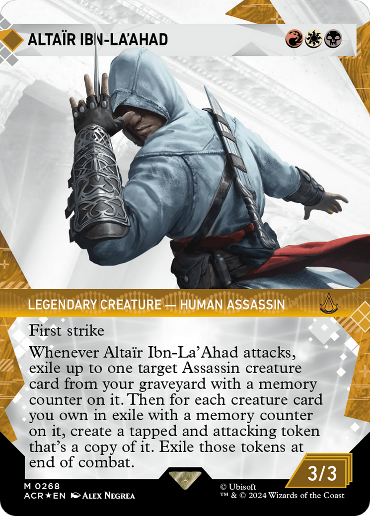 Altair Ibn-La'Ahad (Showcase) (Textured Foil) [Assassin's Creed] | PLUS EV GAMES 