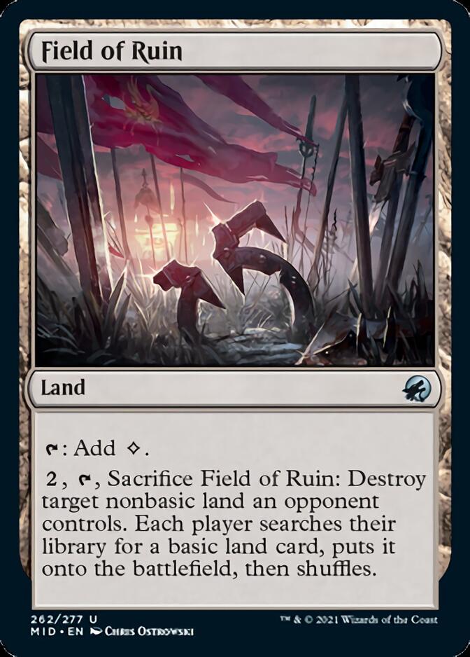 Field of Ruin [Innistrad: Midnight Hunt] | PLUS EV GAMES 