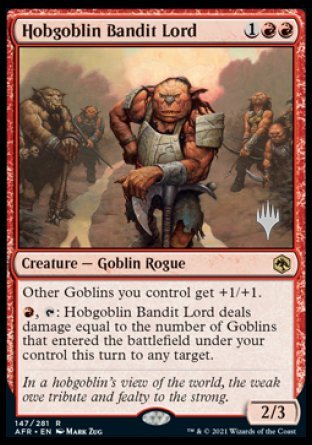 Hobgoblin Bandit Lord (Promo Pack) [Dungeons & Dragons: Adventures in the Forgotten Realms Promos] | PLUS EV GAMES 