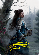 Mina Harker Art Card (Gold-Stamped Signature) [Innistrad: Crimson Vow Art Series]