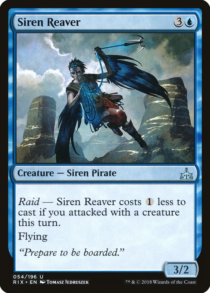 Siren Reaver [Rivals of Ixalan] | PLUS EV GAMES 