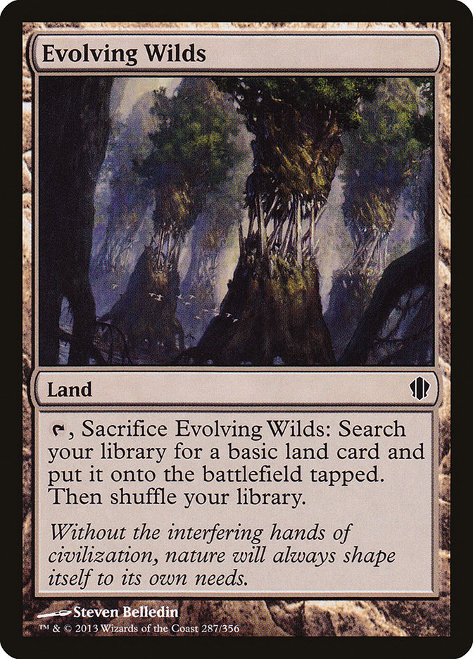 Evolving Wilds [Commander 2013] | PLUS EV GAMES 