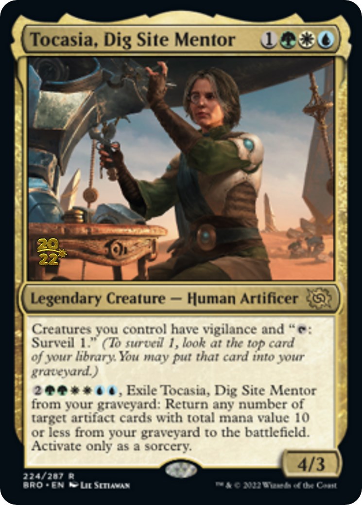 Tocasia, Dig Site Mentor [The Brothers' War: Prerelease Promos] | PLUS EV GAMES 