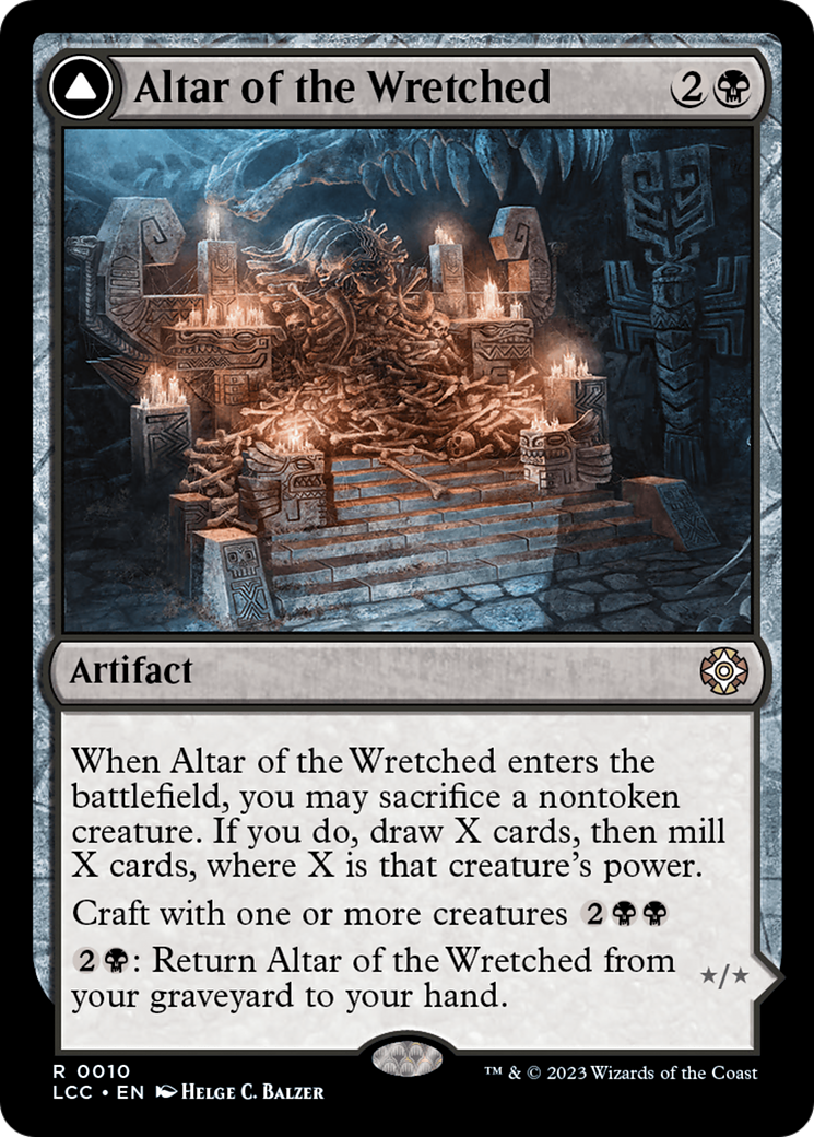 Altar of the Wretched // Wretched Bonemass [The Lost Caverns of Ixalan Commander] | PLUS EV GAMES 