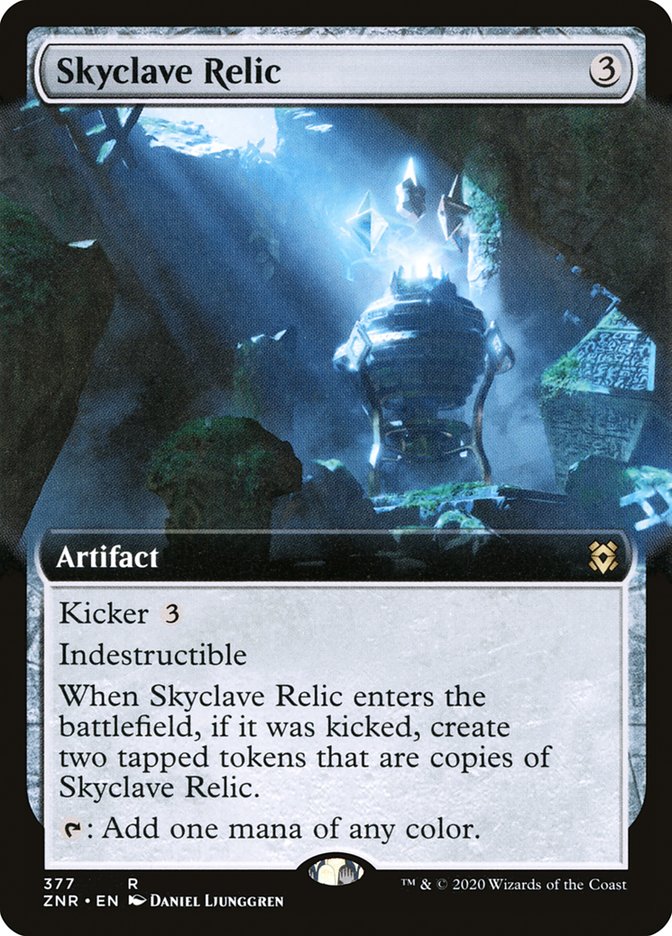 Skyclave Relic (Extended) [Zendikar Rising Extended Art] | PLUS EV GAMES 