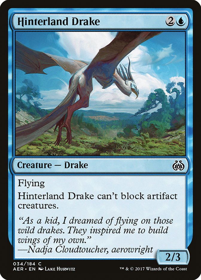 Hinterland Drake [Aether Revolt] | PLUS EV GAMES 