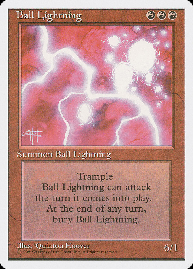 Ball Lightning [Fourth Edition] | PLUS EV GAMES 