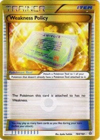 Weakness Policy (164 Secret Rare) (164) [XY - Primal Clash]