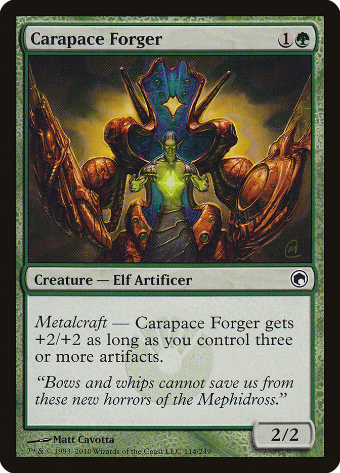 Carapace Forger [Scars of Mirrodin] | PLUS EV GAMES 
