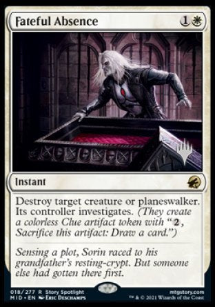 Fateful Absence (Promo Pack) [Innistrad: Midnight Hunt Promos] | PLUS EV GAMES 