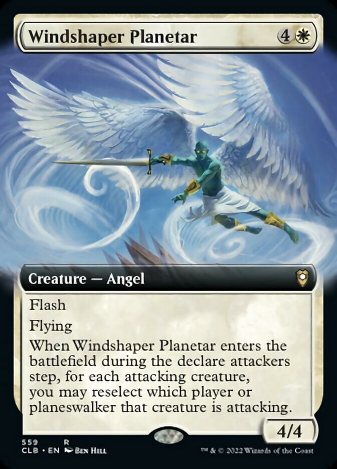 Windshaper Planetar (Extended Art) [Commander Legends: Battle for Baldur's Gate] | PLUS EV GAMES 