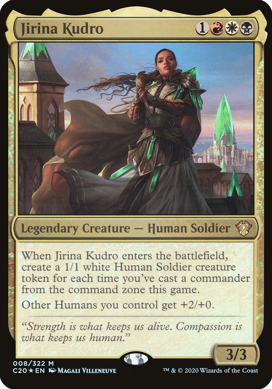 Jirina Kudro (Oversized) [Commander 2020 Oversized] | PLUS EV GAMES 