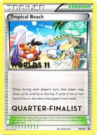 Tropical Beach (Quarter Finalist) (BW28) [Black and White Promos] | PLUS EV GAMES 