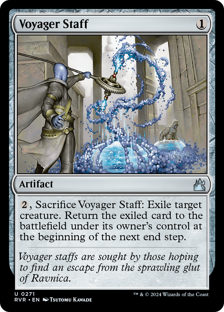 Voyager Staff [Ravnica Remastered] | PLUS EV GAMES 