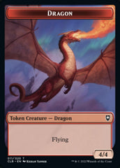 Treasure // Dragon Double-sided Token [Commander Legends: Battle for Baldur's Gate Tokens] | PLUS EV GAMES 