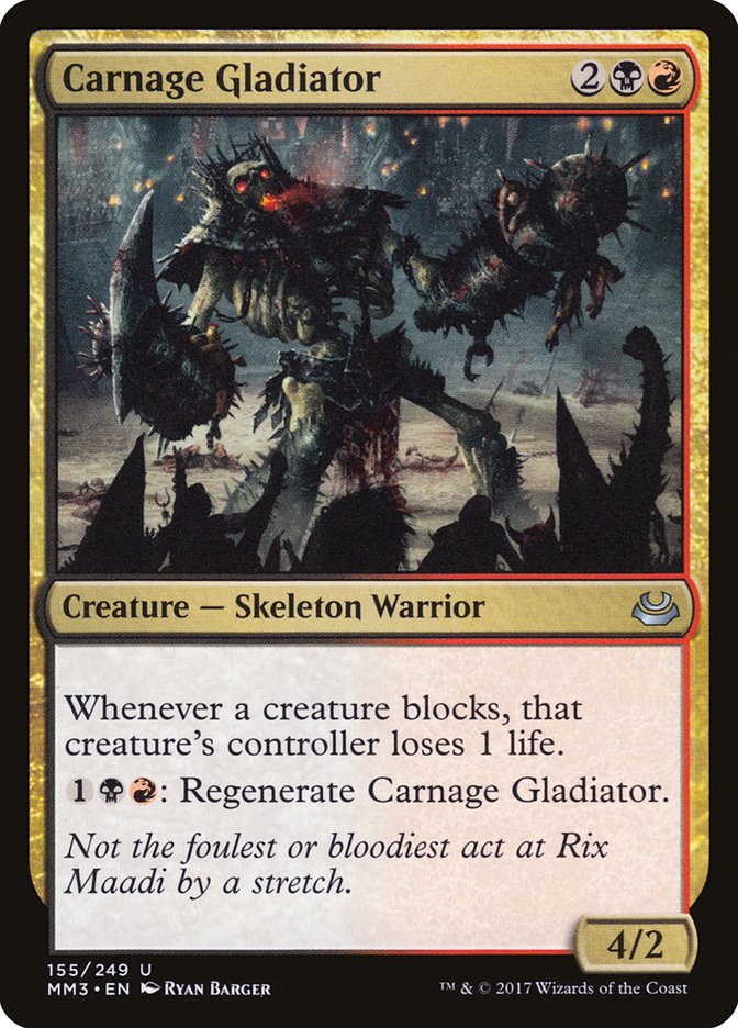 Carnage Gladiator [Modern Masters 2017] | PLUS EV GAMES 