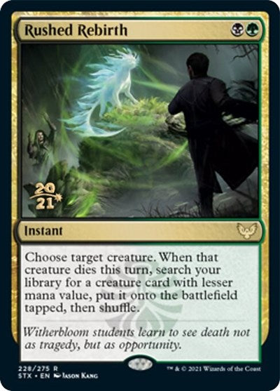 Rushed Rebirth [Strixhaven: School of Mages Prerelease Promos] | PLUS EV GAMES 